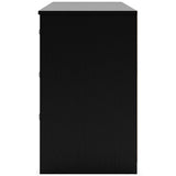 Finch - Black - Six Drawer Dresser - 29'' Height by Signature Design by Ashley® | Bel Furniture