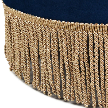 Yolanda - Round Upholstered Accent Ottoman - view 17