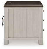 Darborn - Gray / Brown - Chair Side End Table by Signature Design by Ashley® | Bel Furniture