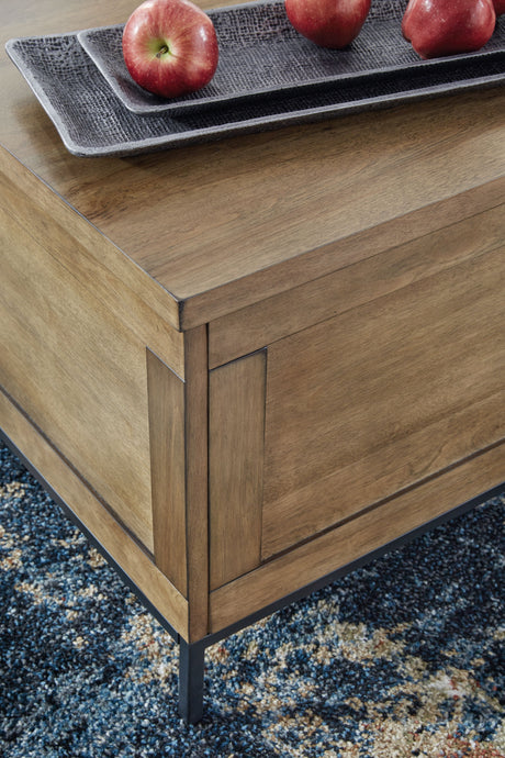Torlanta - Brown - Lift Top Cocktail Table by Signature Design by Ashley® | Bel Furniture