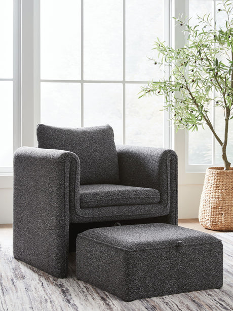 Vreni - Accent Chair - Charcoal / Black - view 4