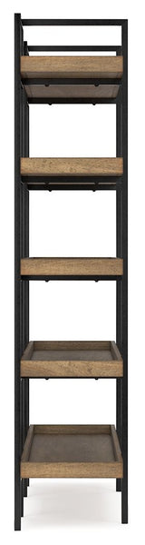 Montia - Light Brown - Bookcase by Signature Design by Ashley® | Bel Furniture