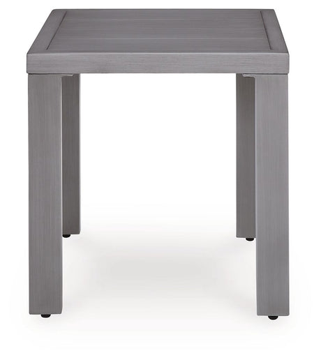 Half Moon Beach - Square End Table - Gray - view 3