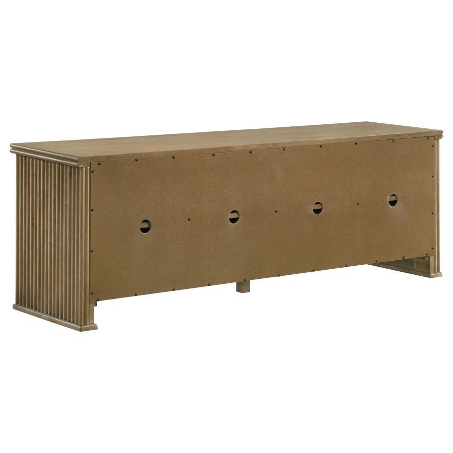 Adina - 70" TV Stand Media Console - Distressed Light Brown