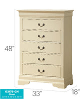 Traditional Style Storage Chest Elegant