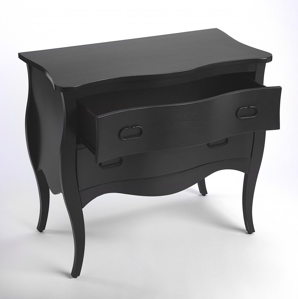 2 Drawer Chest - Black