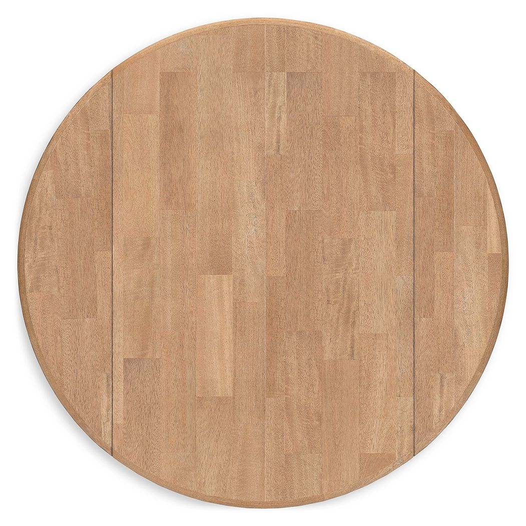 Gesthaven - Round Dining Room Drop Leaf Table by Signature Design by Ashley® | Bel Furniture