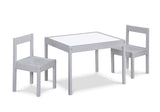 Gibson - 3-Piece Dry Erase Kids Table & Two Chair Set by Simple Living | Bel Furniture