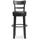 Valebeck - Tall Upholstered Swivel Barstool by Signature Design by Ashley® | Bel Furniture