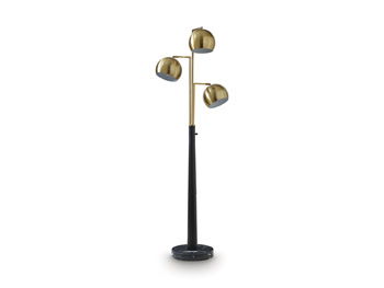 Sorcha - Metal Floor Lamp - Gold Finish / Black