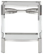 Chaseton - Clear / Silver Finish - Accent Table by Signature Design by Ashley® | Bel Furniture
