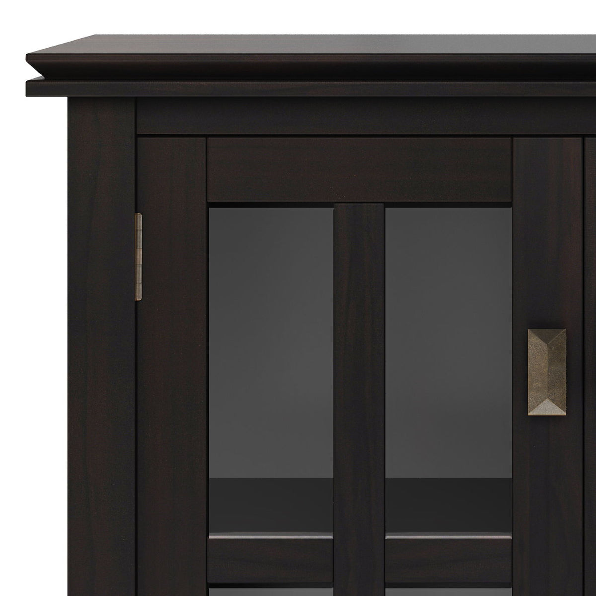 Artisan - Low Storage Cabinet - Hickory Brown by Simpli-Home | Bel Furniture