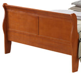Louis Phillipe - Panel Sleigh Bed