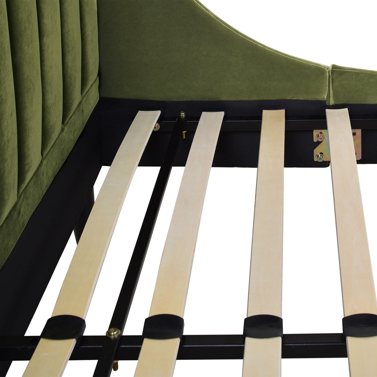 Aspen - Vertical Tufted Modern Headboard Platform Bed Set by Jennifer Taylor Home | Bel Furniture