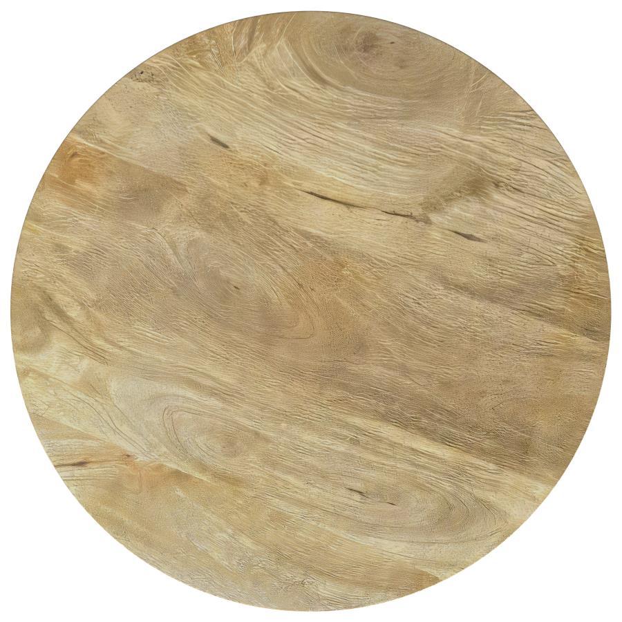 Touhy - Round Solid Wood Table by Coaster Fine Furniture | Bel Furniture