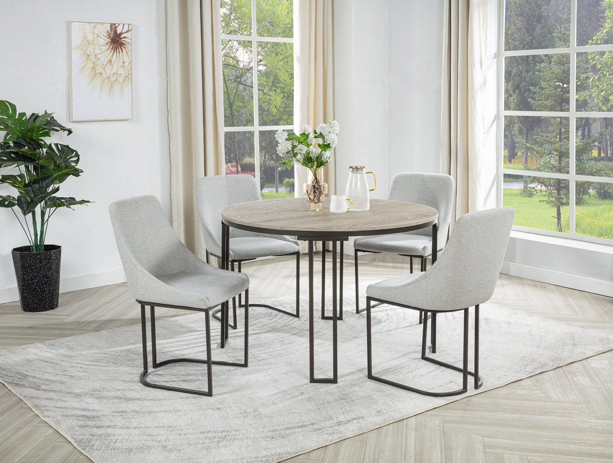 Verano - Dining Table - Natural / Black by Crown Mark | Bel Furniture