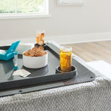 Casselbury - Cement - Ottoman With Storage by Signature Design by Ashley® | Bel Furniture