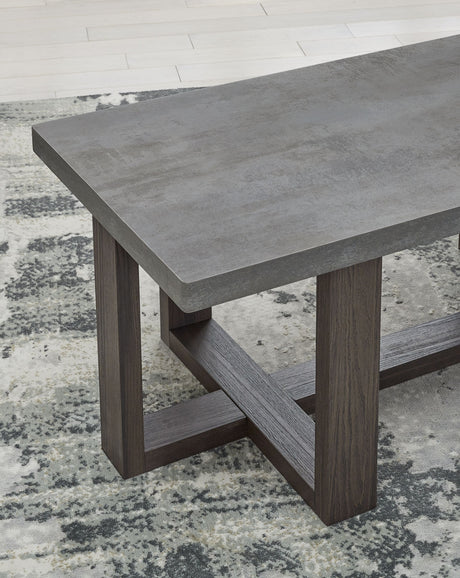 Dynnford - Gray / Brown - Occasional Table Set (Set of 3) by Signature Design by Ashley® | Bel Furniture