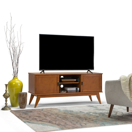 Draper - Handcrafted Mid Century Low TV Media Stand - view 21