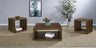 Frisco - Coffee Table Set Dark Brown 3 Pc. Coffee Table, 2 End Tables by Coaster Fine Furniture | Bel Furniture