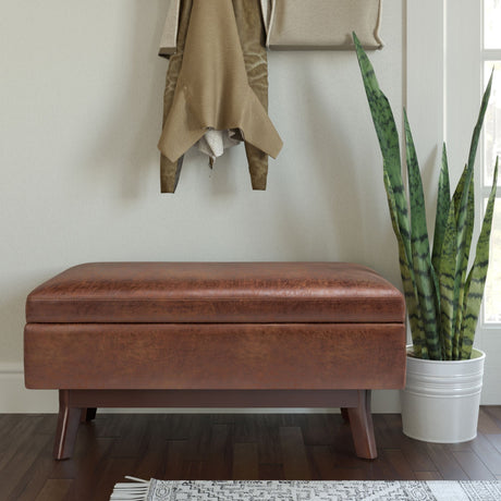 Owen - Upholstered Rectangular Storage Ottoman - view 38