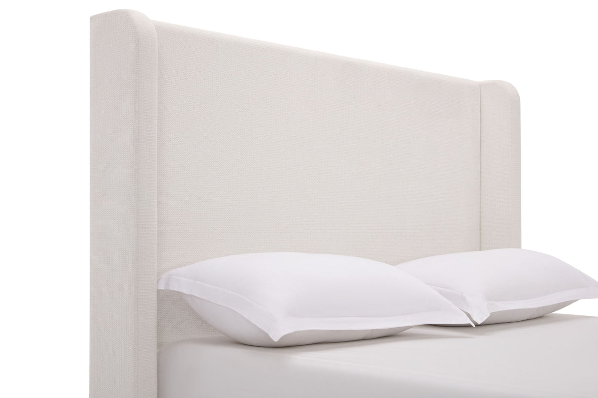 Harper - Tall Headboard Upholstered Bed / High Headboard / Elegant Simplicity / No Box Spring Needed