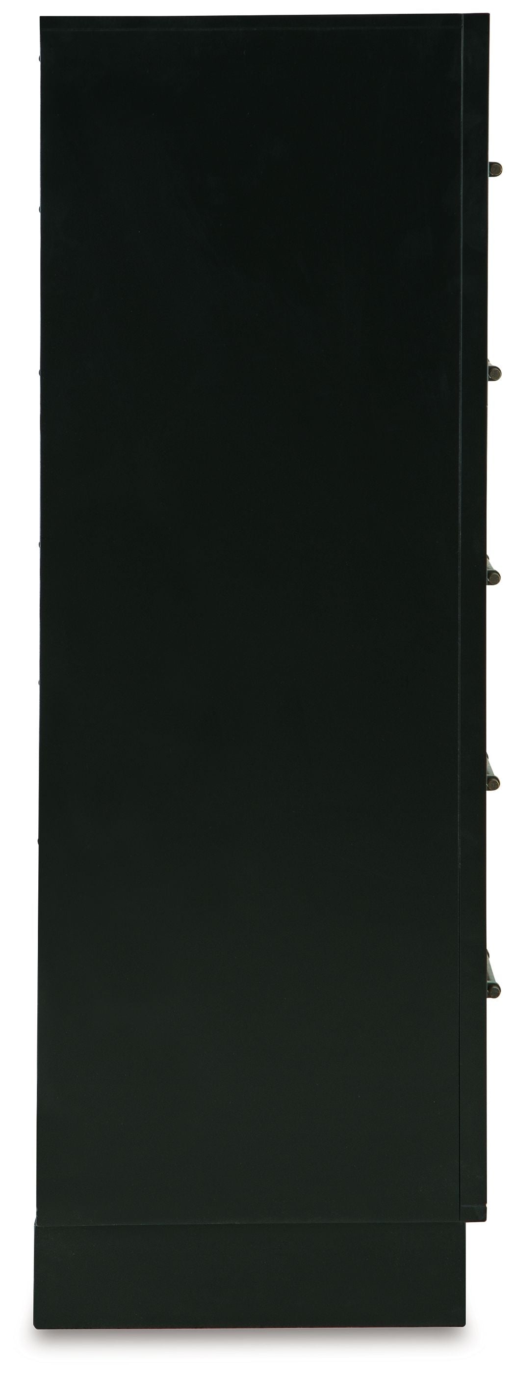 Kraeburn - Brown / Black - Five Drawer Chest by Benchcraft® | Bel Furniture