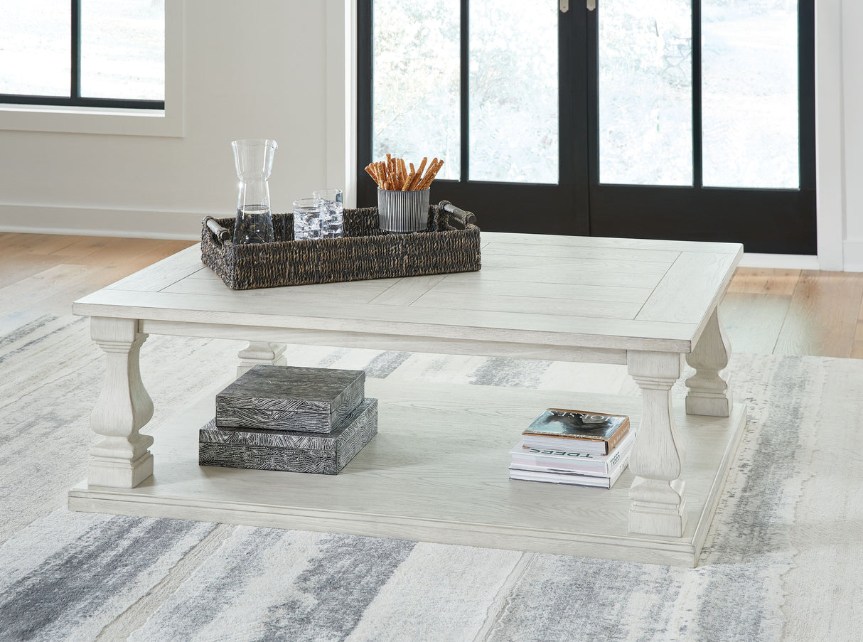 Arlendyne - Antique White - Rectangular Cocktail Table by Signature Design by Ashley® | Bel Furniture