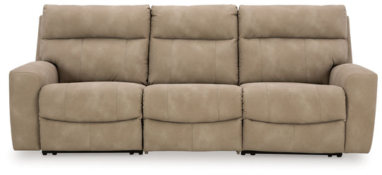 Next-Gen Durapella - Reclining Sectional Beige 3 Pc. Power Reclining Sectional Sofa by Signature Design by Ashley® | Bel Furniture