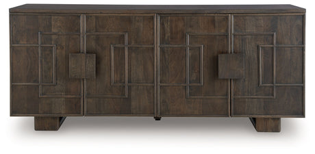 Cato - Accent Cabinet - Dark Brown - view 3