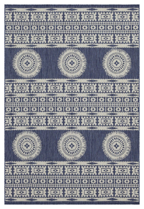 Sunshine - Indoor / Outdoor Area Polypropylene Rug Blue by Icona Home Decor | Bel Furniture