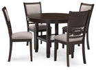 Langwest - Dining Room Table Set (Set of 5) - Brown