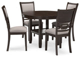 Langwest - Brown - Dining Room Table Set (Set of 5) by Signature Design by Ashley® | Bel Furniture