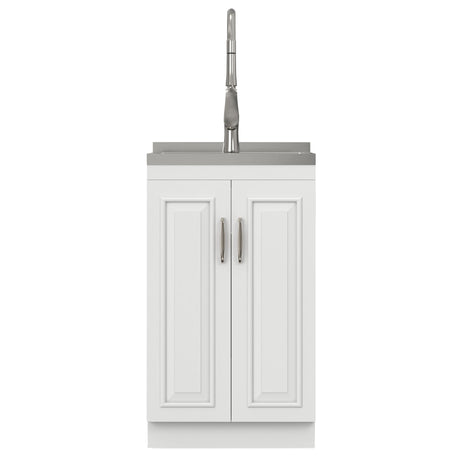 Darwin - Deluxe Laundry Cabinet With Pull-Out Faucet And Stainless Steel Sink - view 11