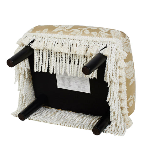 Fiona - Handcrafted Accent Footstool Ottoman - view 6