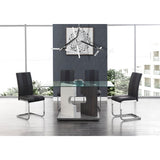 Iris - Dining Table - Gray