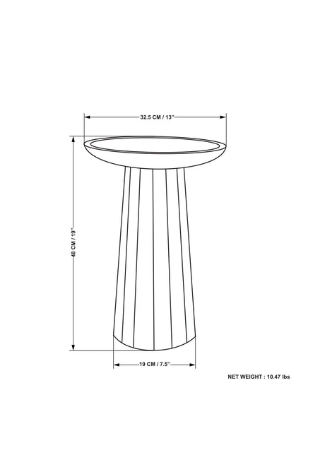 Dayton - Wooden Accent Table - Natural by Simpli-Home | Bel Furniture