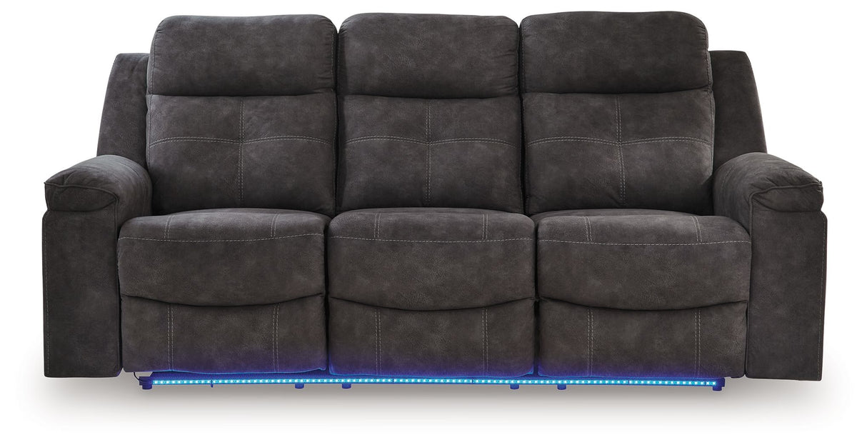 Brysonview - Reclining Sofa - Charcoal