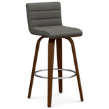 Roland - Upholstered Swivel Counter Height Stool