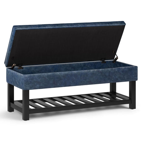 Cosmopolitan - Storage Ottoman Bench With Open Bottom - view 19