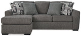 Gardiner - Pewter - Sofa Chaise by Signature Design by Ashley® | Bel Furniture