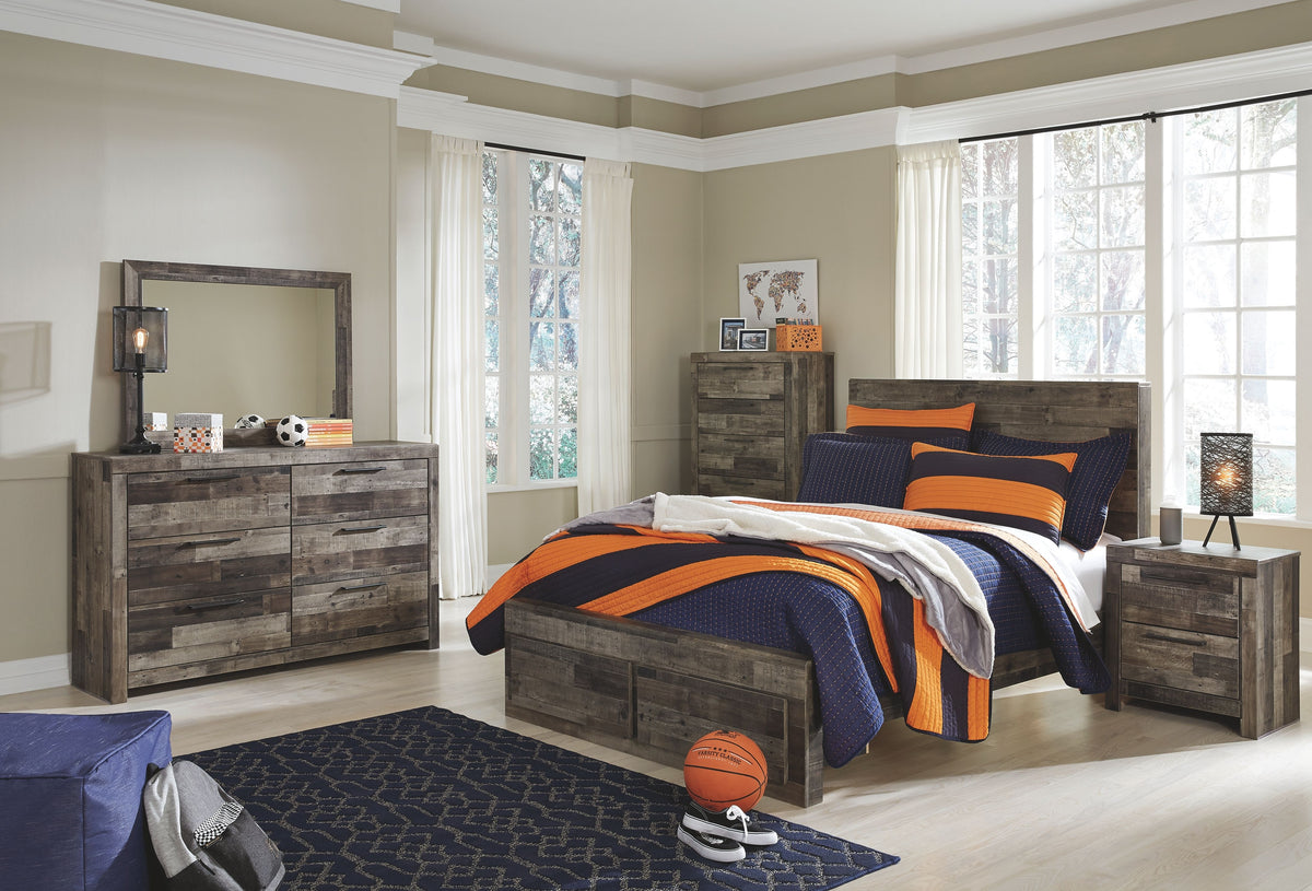 Derekson - Youth Panel Bedroom Set Full 2 Drawers by Benchcraft® | Bel Furniture