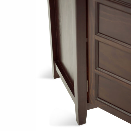Burlington - Handcrafted Tall TV Media Stand by Simpli-Home | Bel Furniture
