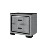 Isaiah - Nightstand With Upholstered Frame