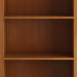 Amherst - 5 Shelf Bookcase - Light Golden Brown by Simpli-Home | Bel Furniture