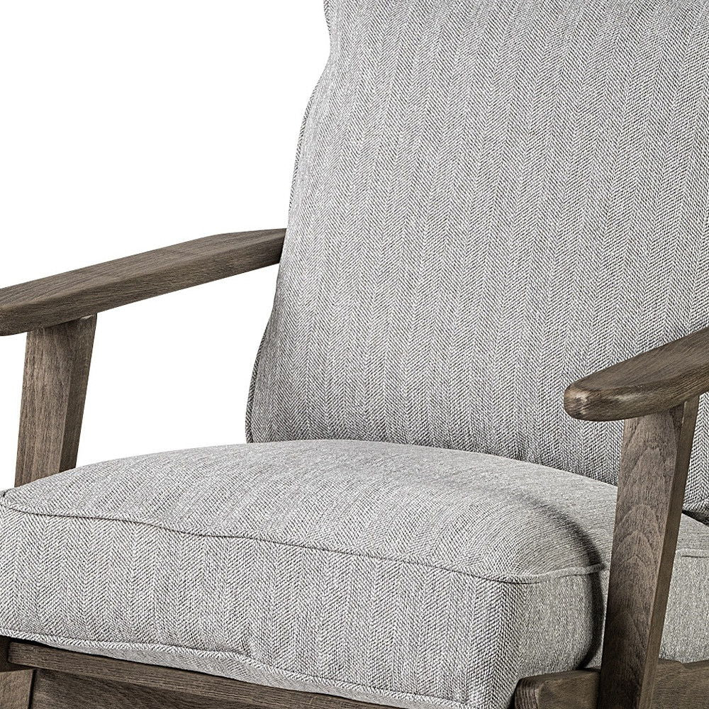 Fabric Arm Chair - Gray