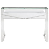 Gemma - 2-Drawer Writing Desk - White High Gloss by CoasterEssence | Bel Furniture