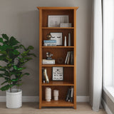 Amherst - 5 Shelf Bookcase - Light Golden Brown by Simpli-Home | Bel Furniture