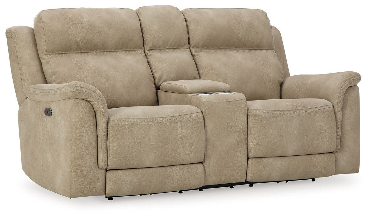 Next-Gen Durapella - Reclining Power Loveseat With Console - view 2