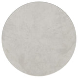 Hermas - Round Genuine Marble Top Metal Coffee Table - White by Coaster Fine Furniture | Bel Furniture